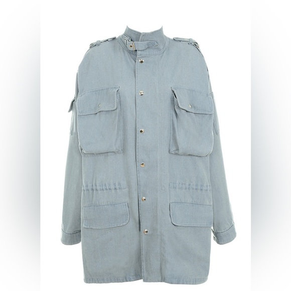 Rare and unique oversized denim jacket Mistress Rocks - Picture 5 of 10